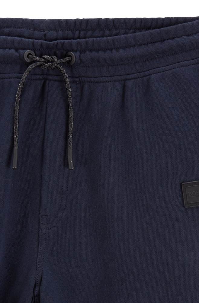 Hugo Boss Relaxed-fit trousers Mørke Blå | Qq49jhst