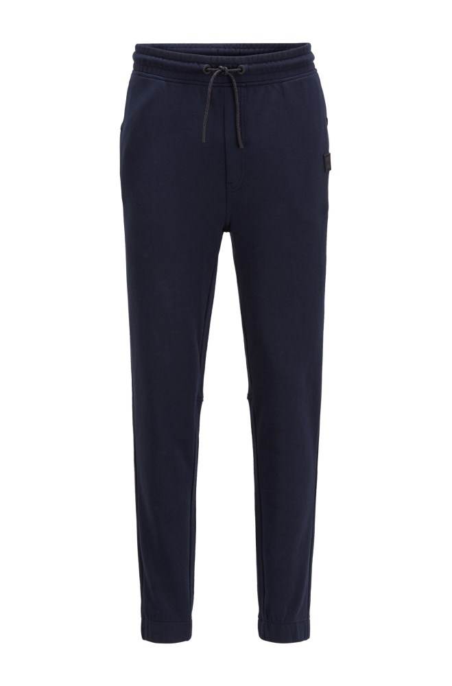 Hugo Boss Relaxed-fit trousers Mørke Blå | Qq49jhst