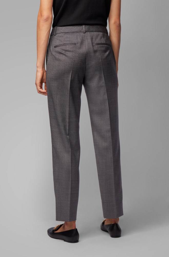 Hugo Boss Relaxed-fit trousers Patterned | 0TPDby1R