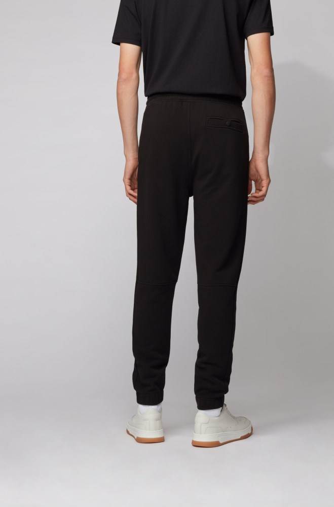 Hugo Boss Relaxed-fit trousers Svarte | cHSOBLYK