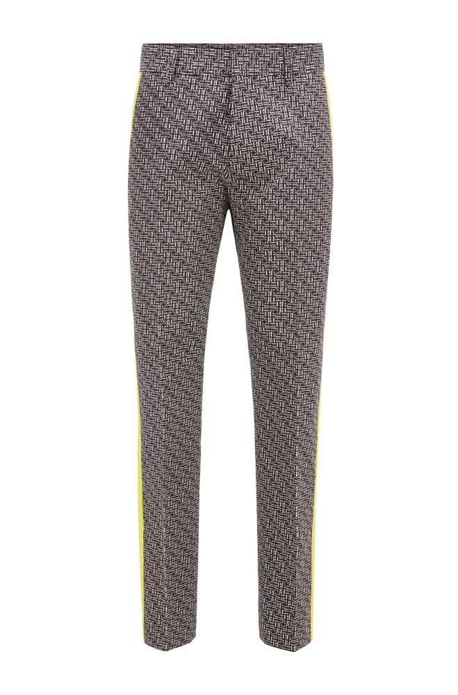 Hugo Boss Relaxed-fit trousers Svarte | czSv9vUP