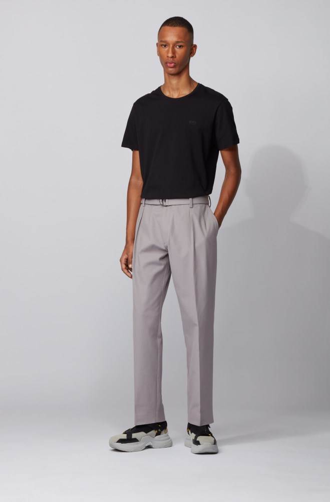 Hugo Boss Relaxed-fit trousers Sølv | wnWWFcIv