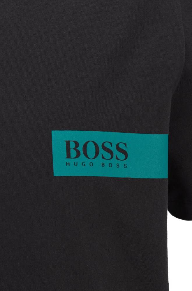 Hugo Boss Relaxed-fit underwear T-shirt Svarte | 3swJ75vy