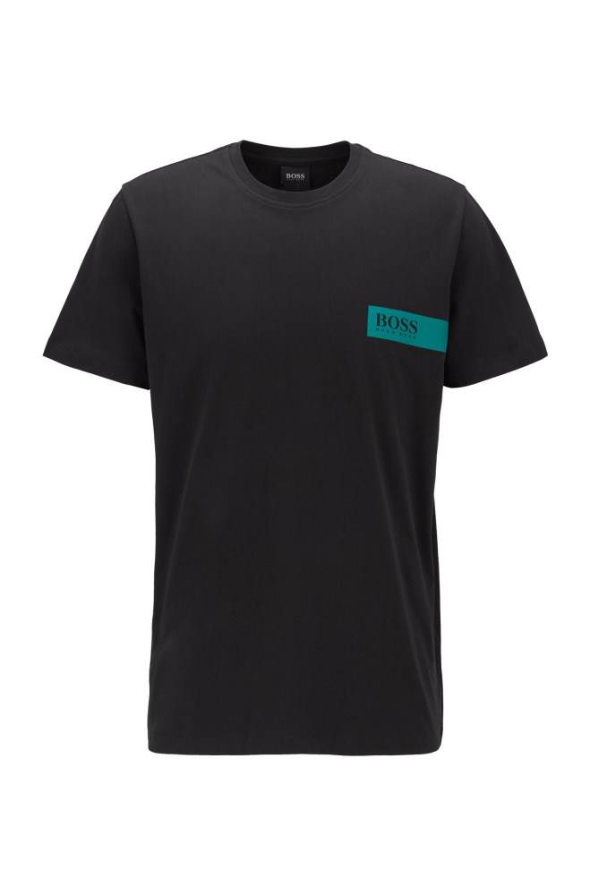 Hugo Boss Relaxed-fit underwear T-shirt Svarte | 3swJ75vy