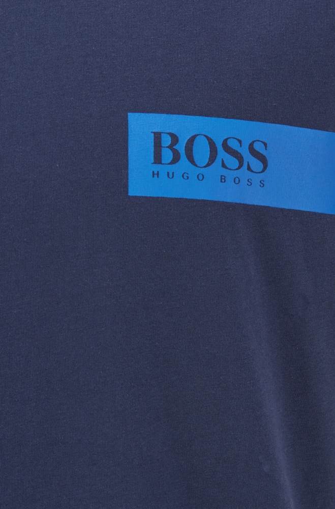 Hugo Boss Relaxed-fit underwear T-shirt Mørke Blå | S8iyp7GN