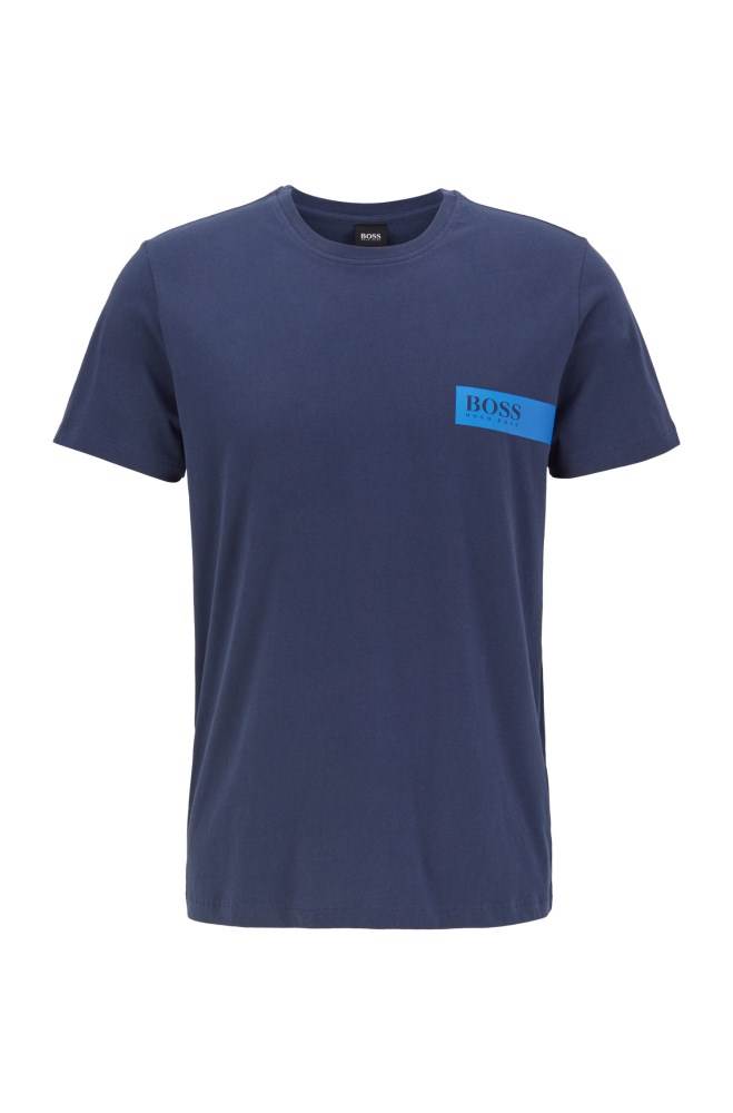 Hugo Boss Relaxed-fit underwear T-shirt Mørke Blå | S8iyp7GN