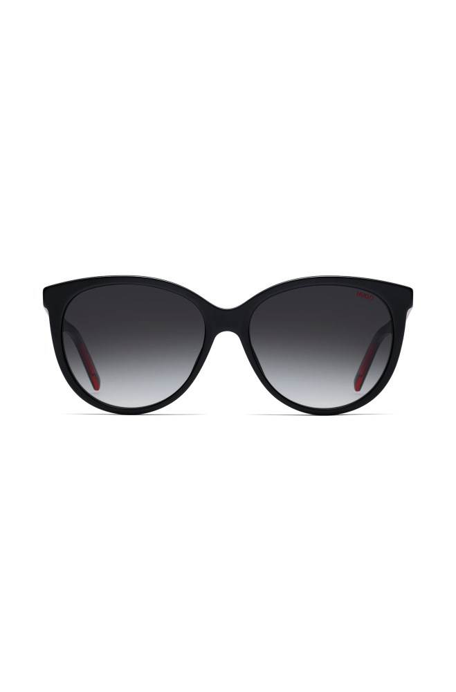 Hugo Boss Reverse-logo sunglasses Svarte | ZSBap3oz