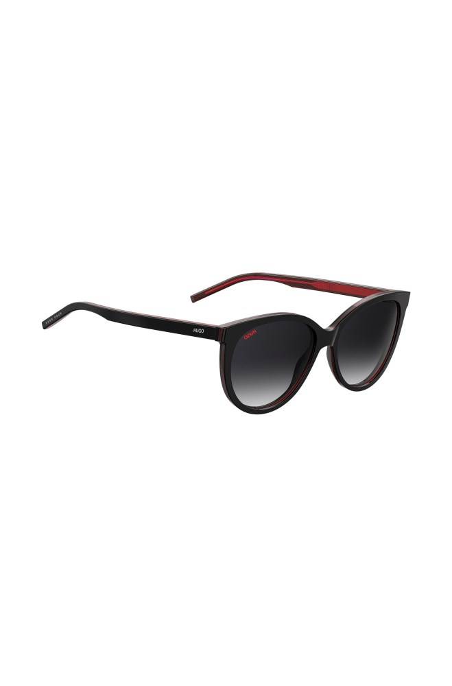 Hugo Boss Reverse-logo sunglasses Svarte | ZSBap3oz