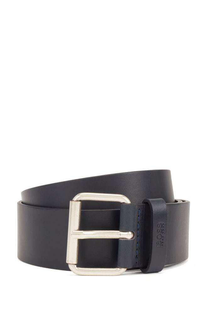 Hugo Boss Roller-buckle belt Mørke Blå | aVptbSrC