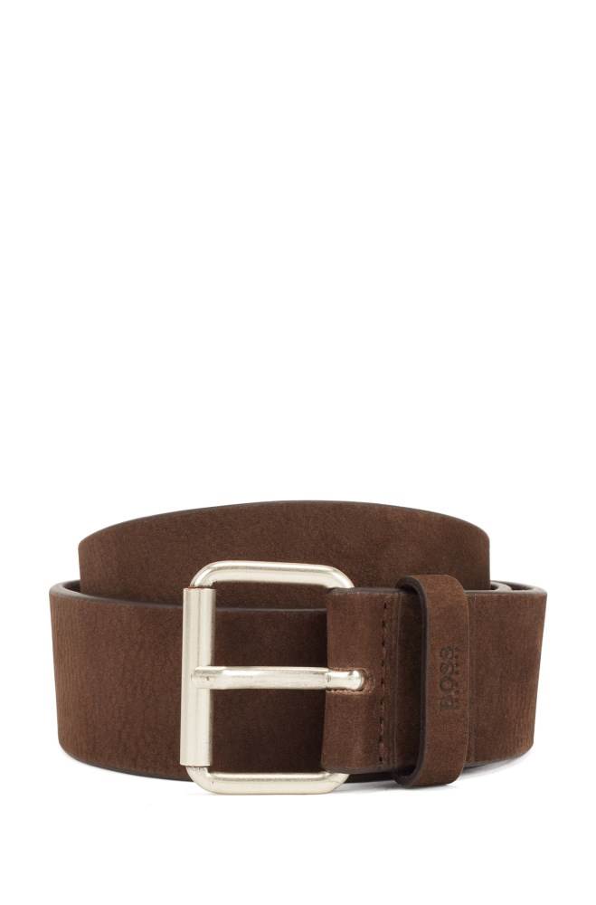 Hugo Boss Roller-buckle belt Mørke Brune | dc5lYT6D