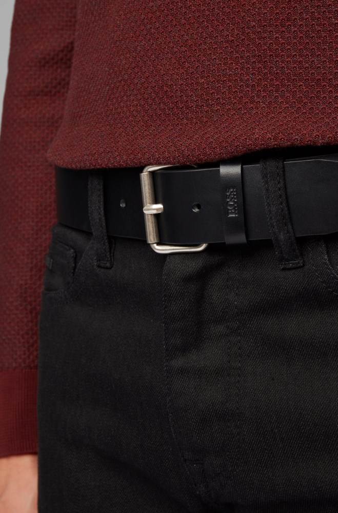 Hugo Boss Roller-buckle belt Svarte | WfB9mpEo