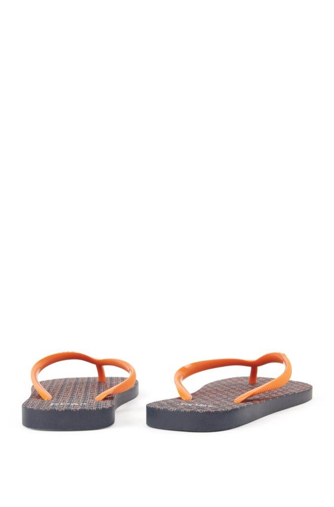 Hugo Boss Rubber flip-flops Oransje | 9hEe1byN