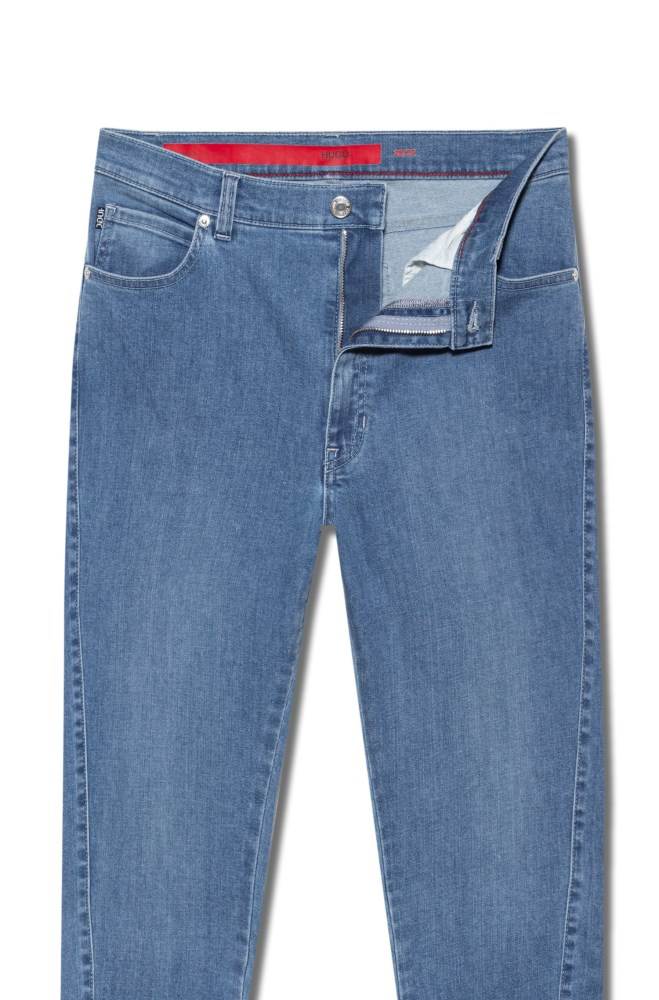 Hugo Boss STELLA slim-fit jeans Lyse Blå | F7KDhtEO