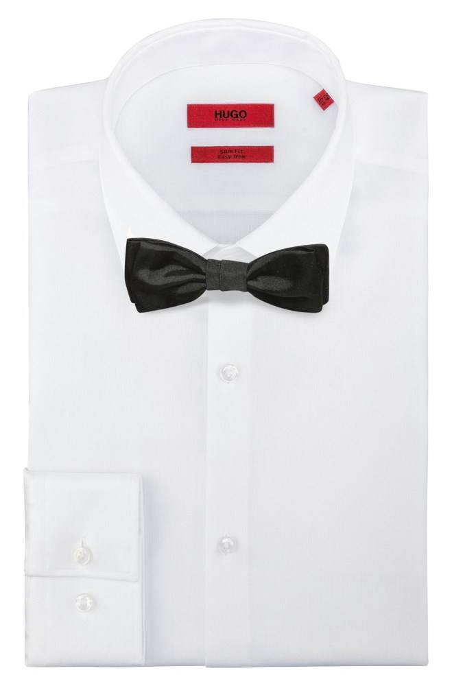 Hugo Boss Satin bow tie Svarte | Le2SBsdd