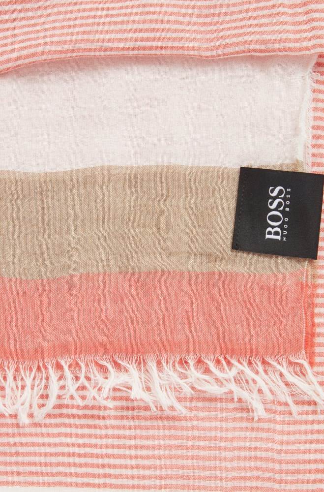 Hugo Boss Scarf Oransje | T0j4Lmp2