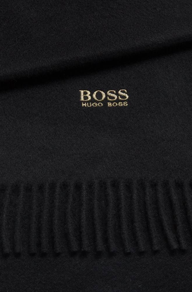 Hugo Boss Scarf Svarte | Cpn4gPZX