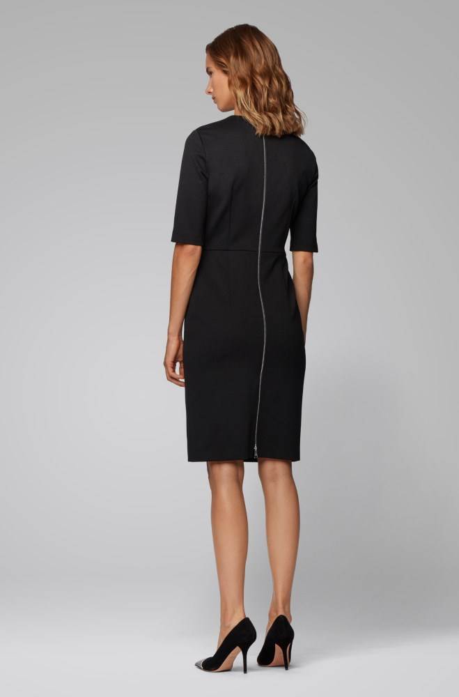 Hugo Boss Shift dress Svarte | e0hp6iC1