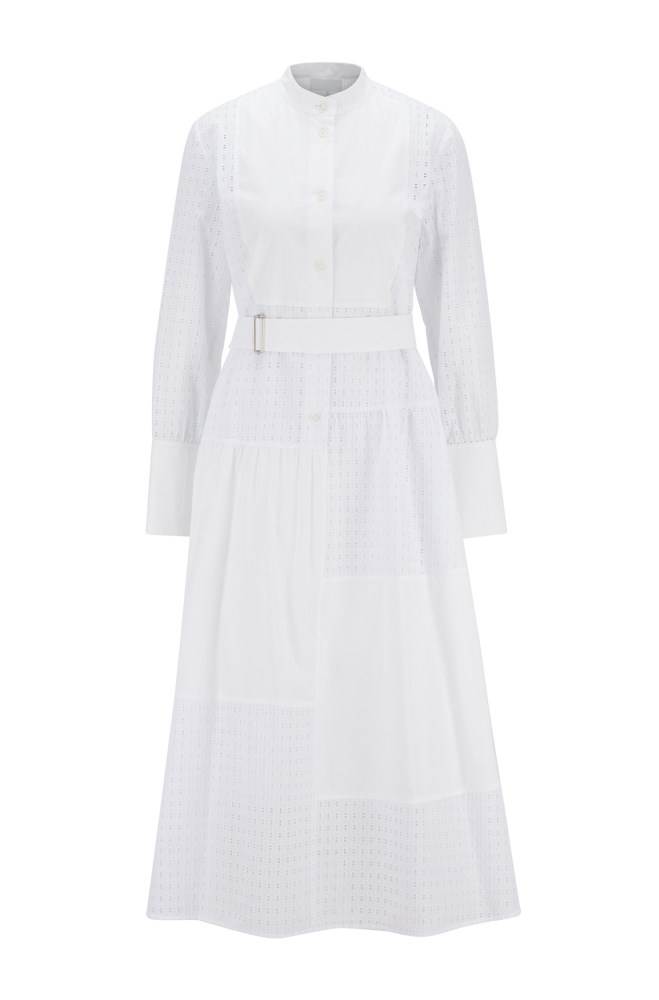 Hugo Boss Shirt dress Hvite | InuoGtAA