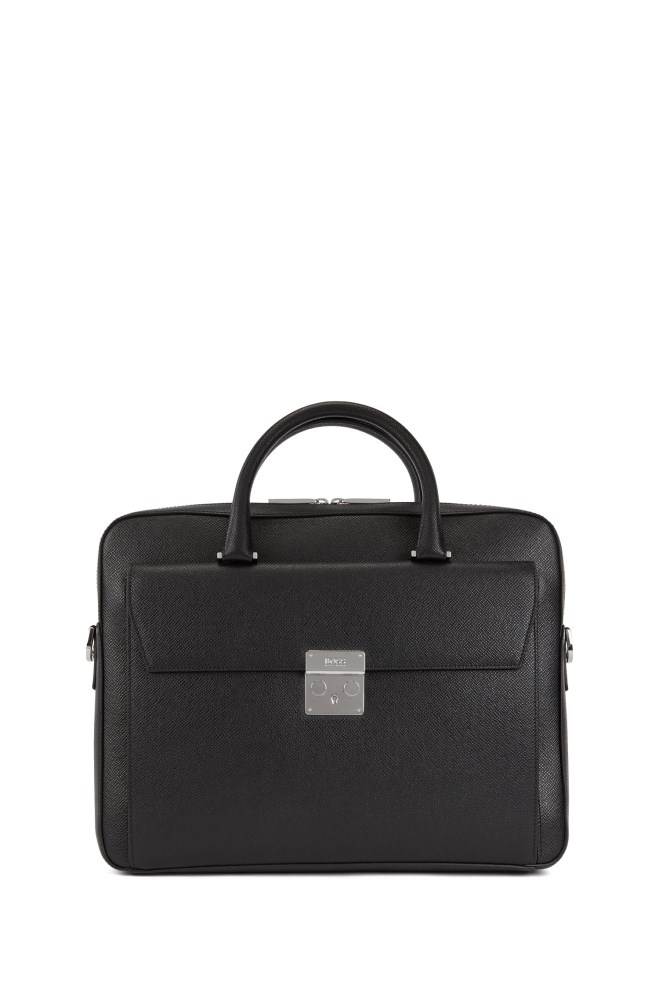 Hugo Boss Signature Kolleksjoner document case Svarte | WkumKCRb