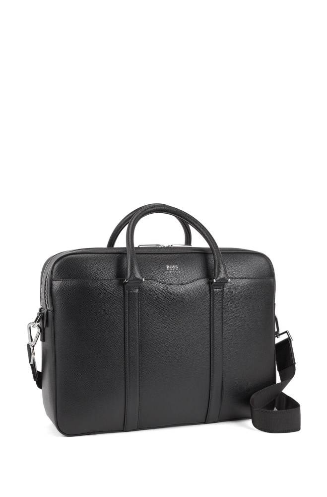 Hugo Boss Signature Kolleksjoner double document case Svarte | uLQpGbel