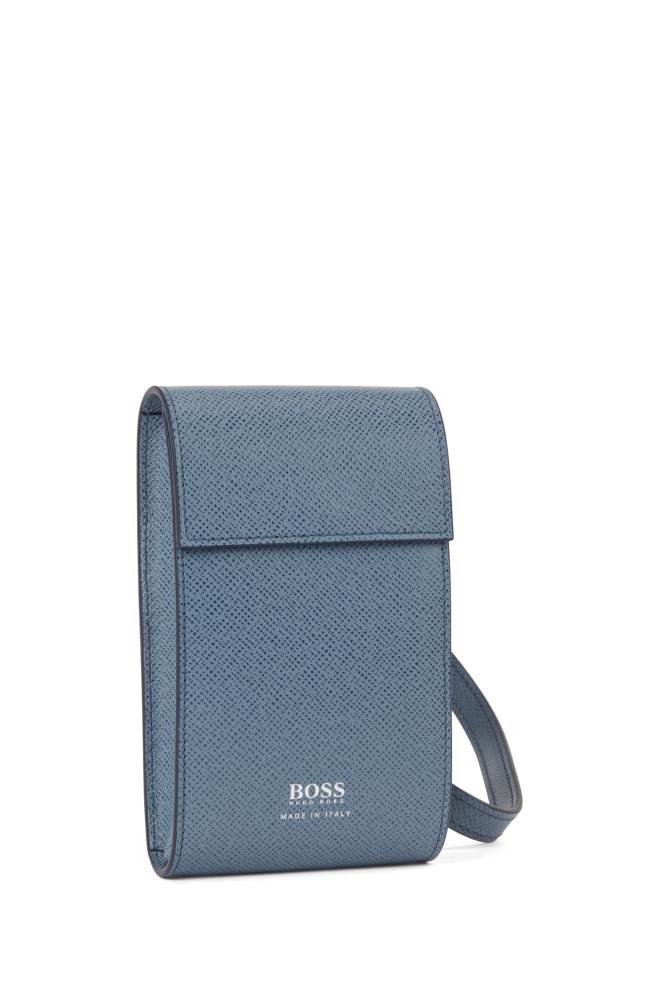 Hugo Boss Signature Kolleksjoner pouch Lyse Blå | BD8fKJDS