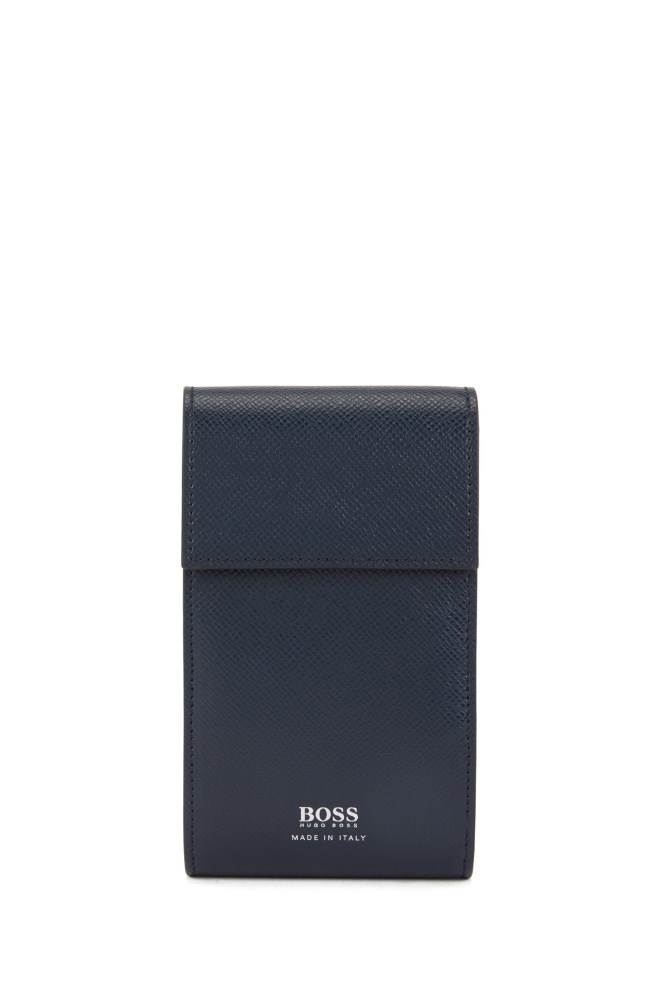 Hugo Boss Signature Kolleksjoner pouch Mørke Blå | TIxm9vCC