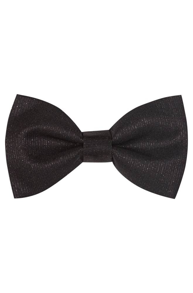 Hugo Boss Silk-blend bow tie Svarte | S9r5xGcp