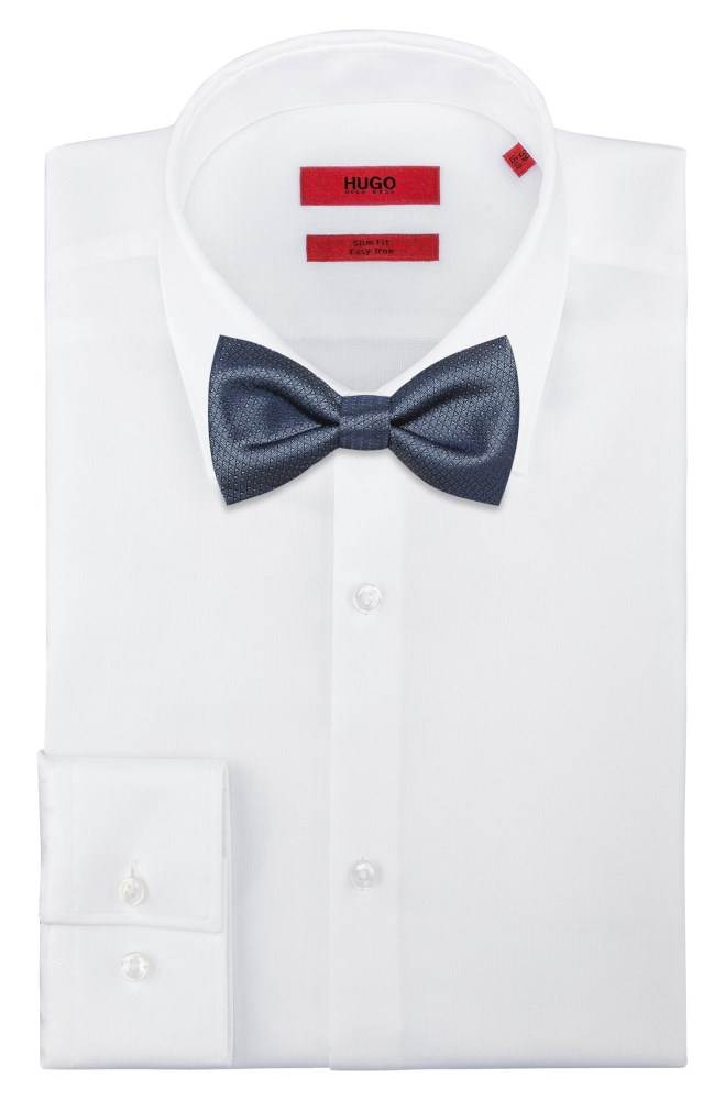 Hugo Boss Silk bow tie Lyse Blå | ykvsmG27