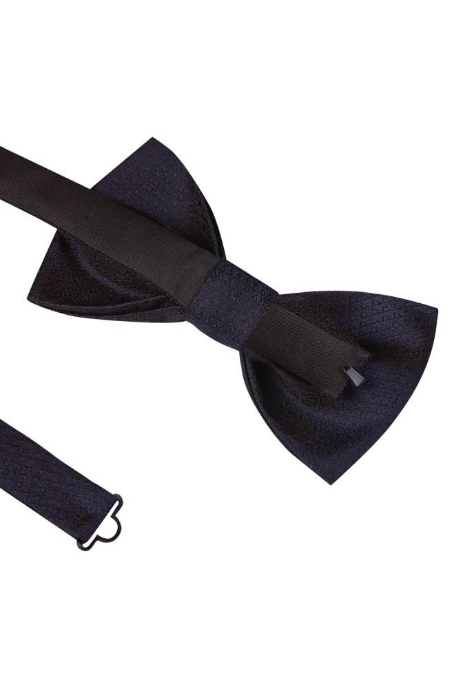 Hugo Boss Silk bow tie Mørke Blå | 0w4QtxPn