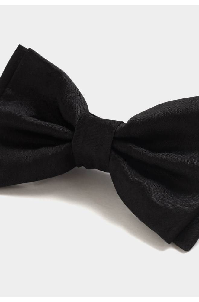 Hugo Boss Silk bow tie and cummerbund set Svarte | ESyARVJk