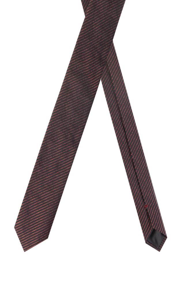 Hugo Boss Silk-jacquard tie Lyse Rød | Xpr4VSfB