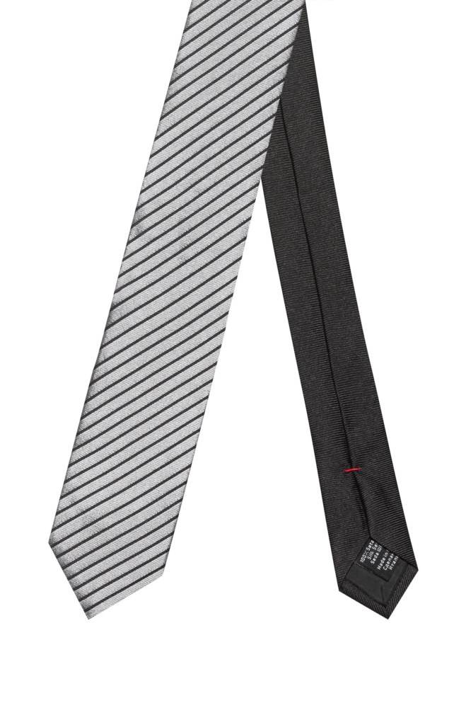 Hugo Boss Silk-jacquard tie Svarte | ClQCvr5W