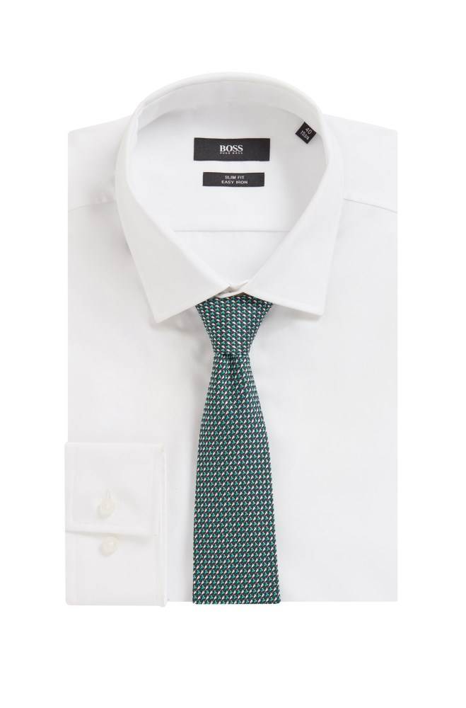 Hugo Boss Silk tie Grønn | 7HBxIO78