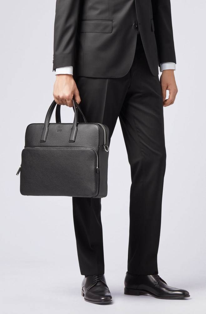 Hugo Boss Single document case Svarte | tnQoSy1N