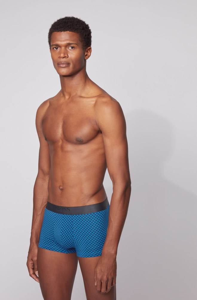 Hugo Boss Single-jersey trunks Blå | wxU0kan7