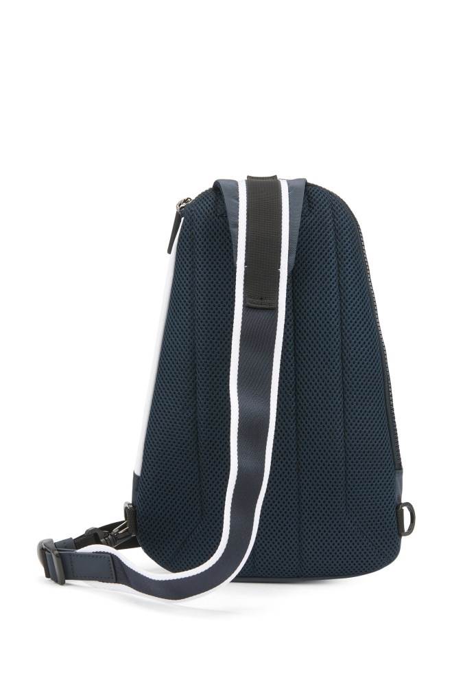 Hugo Boss Single-strap backpack Hvite | jNCmjJ02