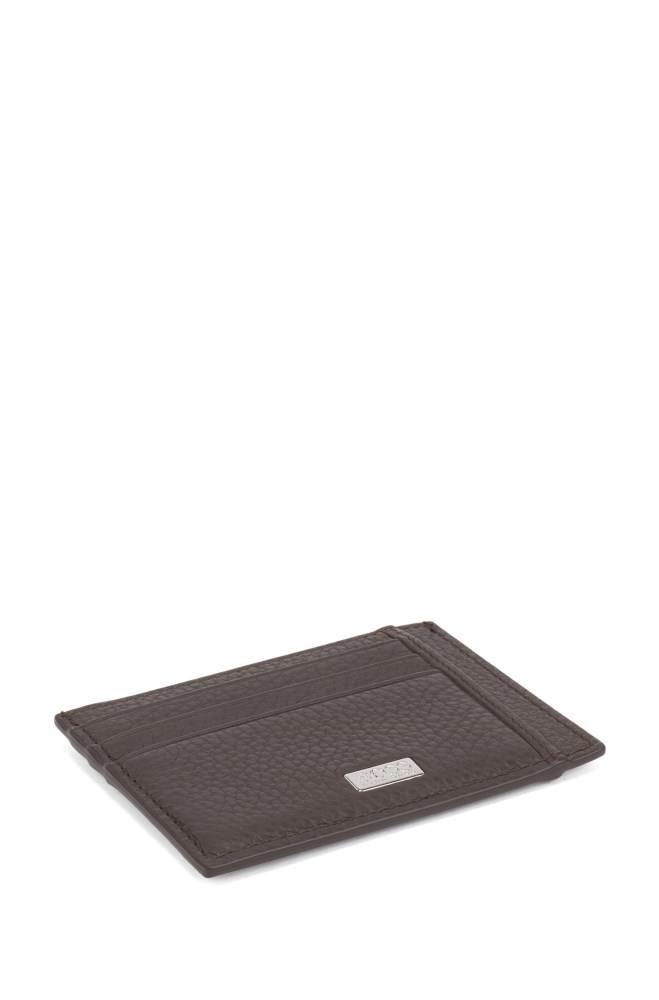 Hugo Boss Six-slot card case Mørke Brune | 0AbZ4Cez