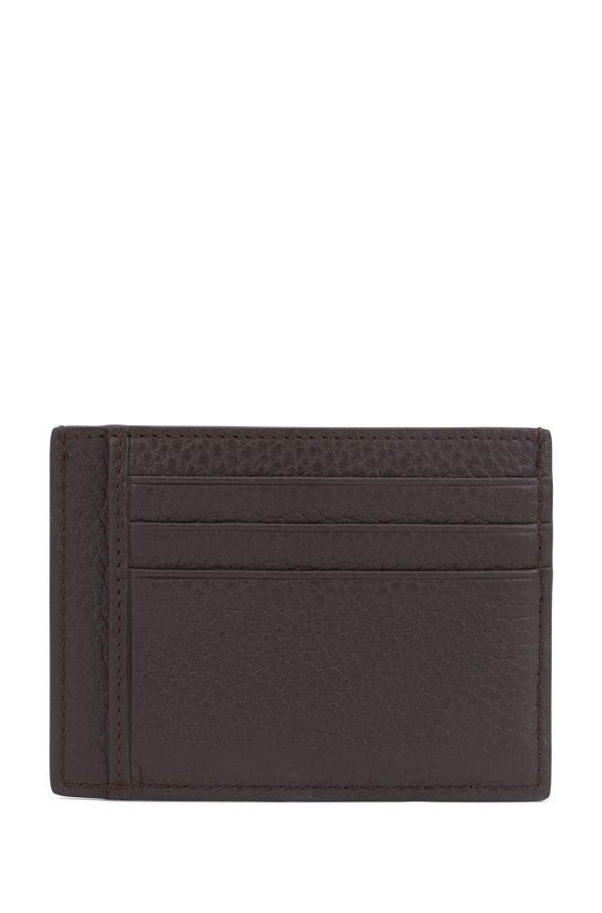 Hugo Boss Six-slot card case Mørke Brune | 0AbZ4Cez