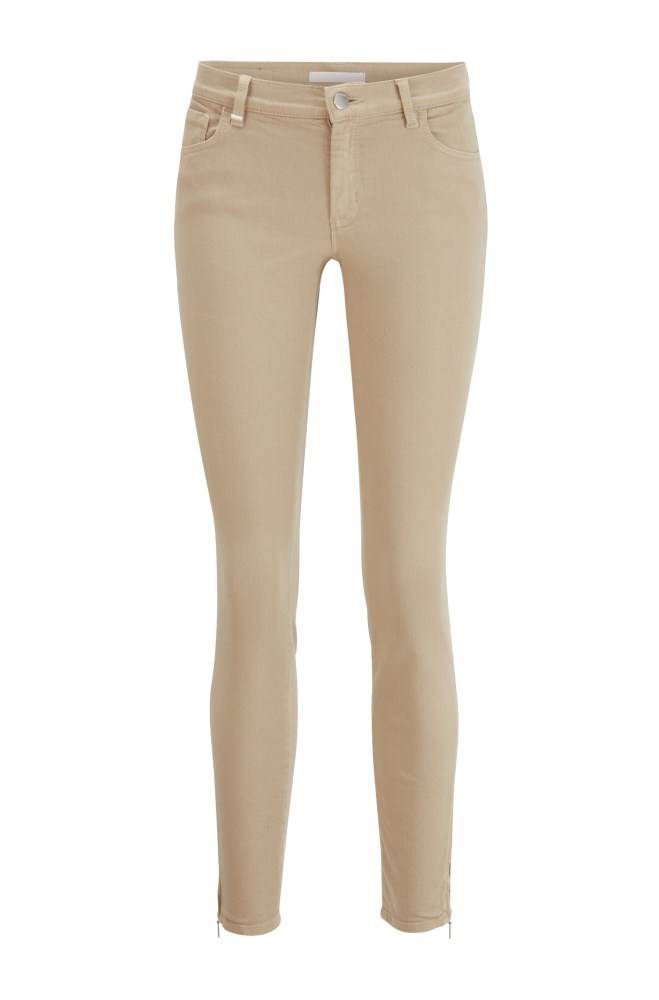 Hugo Boss Skinny-fit cropped jeans Beige | G5S6eWxR