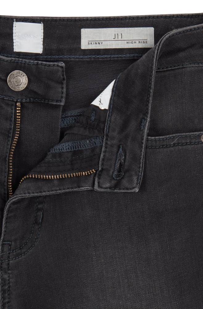 Hugo Boss Skinny-fit cropped jeans Mørke Grå | iXXpGa1D