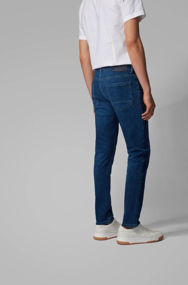 Hugo Boss Skinny-fit jeans Blå | ied9JblM