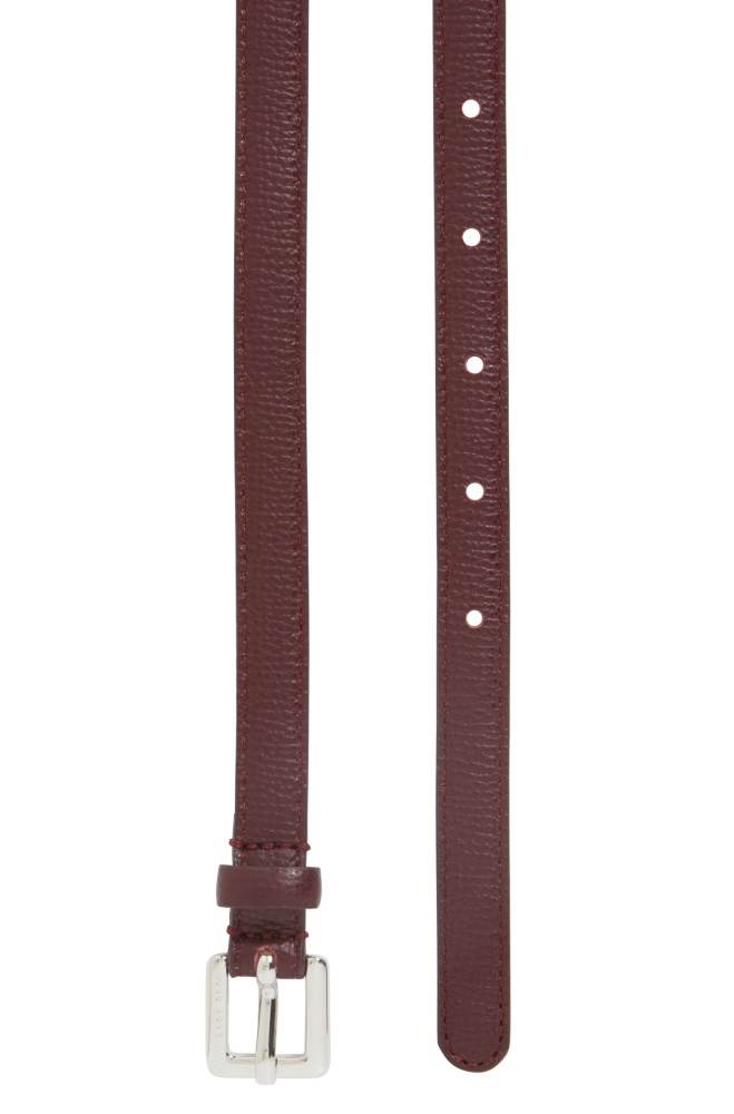 Hugo Boss Slim belt Mørke Rød | zwulOqEd