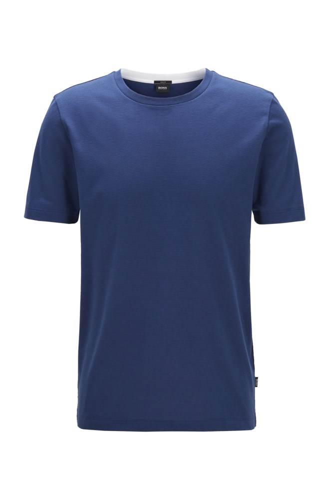 Hugo Boss Slim-fit T-shirt Mørke Blå | FK88zHZl