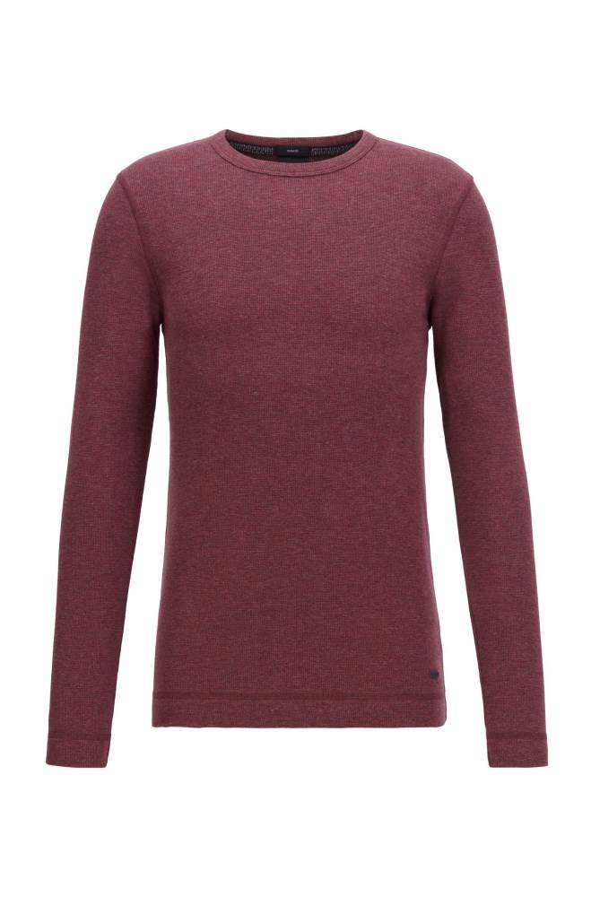 Hugo Boss Slim-fit T-shirt Mørke Rød | PGhekog4