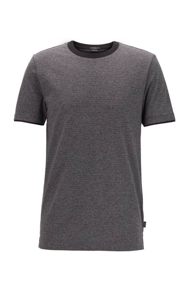 Hugo Boss Slim-fit T-shirt Svarte | 3Dr4N0W3