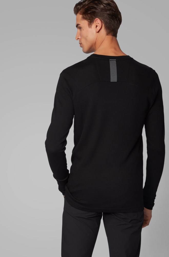 Hugo Boss Slim-fit T-shirt Svarte | 4BtF5d7c