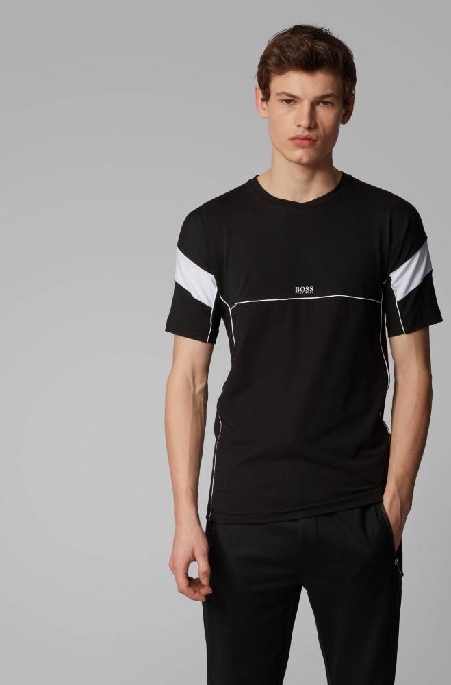 Hugo Boss Slim-fit T-shirt Svarte | ck7yTubv