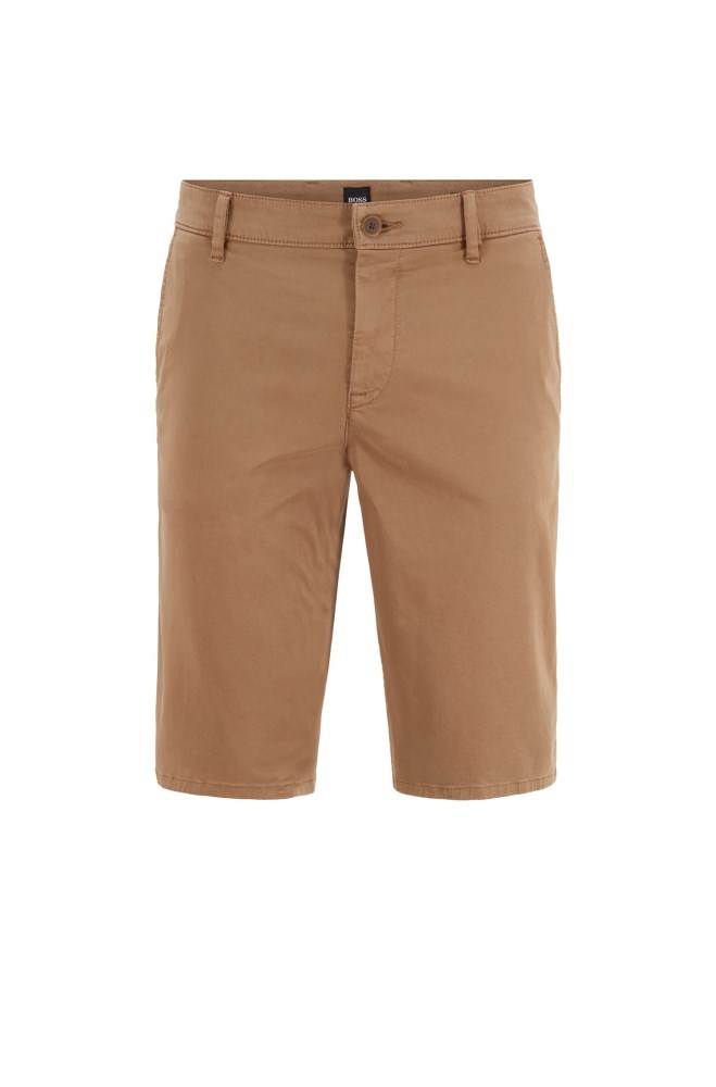 Hugo Boss Slim-fit chino shorts Beige | 3c09ea75