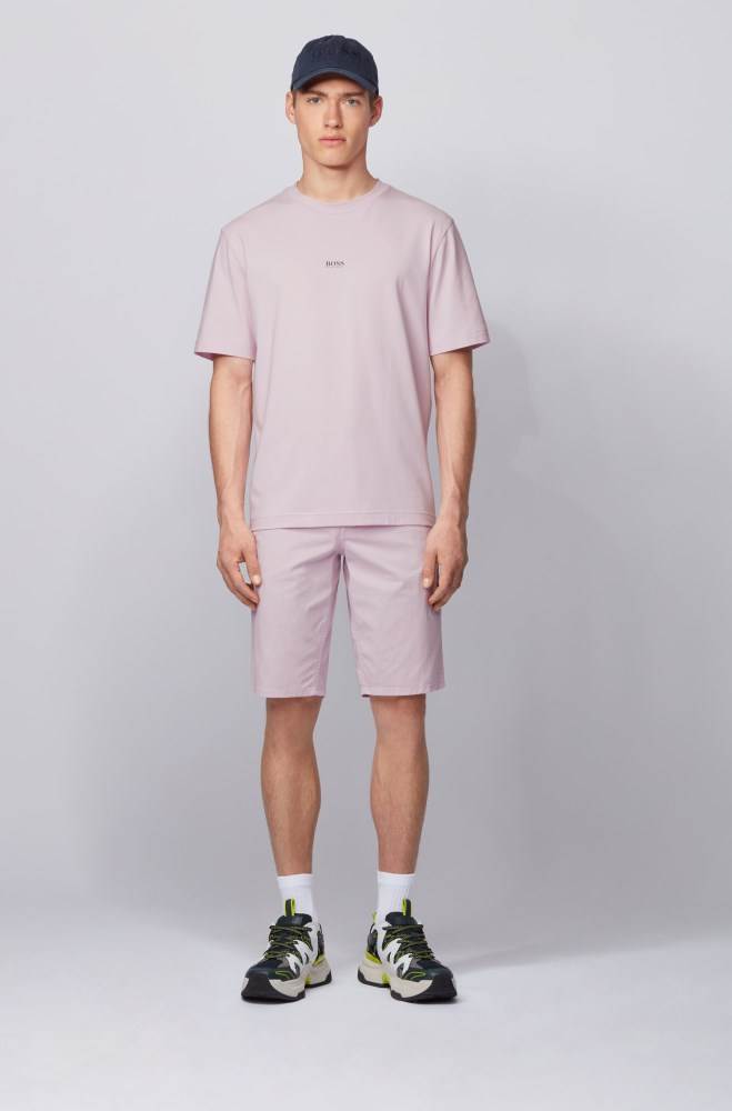 Hugo Boss Slim-fit chino shorts Lyse Rosa | pr8NlPiG