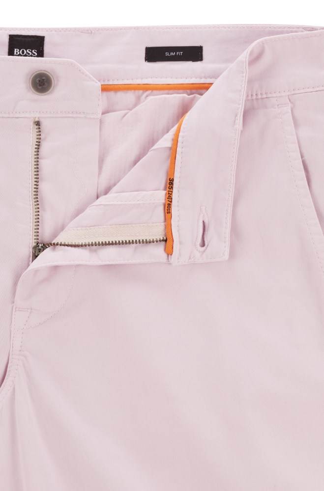 Hugo Boss Slim-fit chino shorts Lyse Rosa | pr8NlPiG